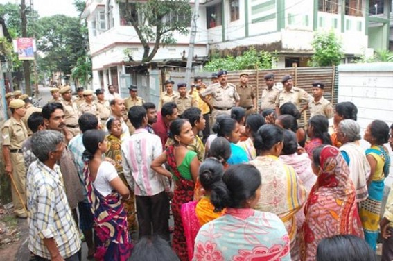 Locals demand housing complex, gherau MLA Ratan Das Locals demand housing complex, gherau MLA Ratan Das